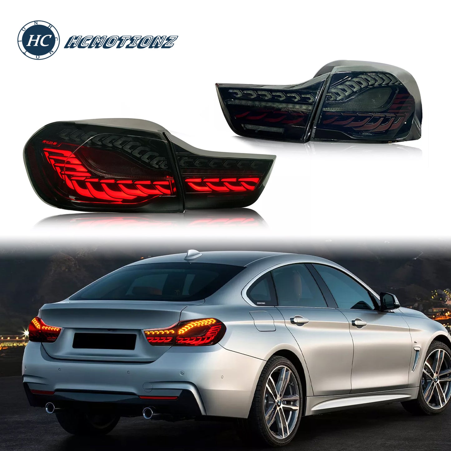 HCMOTION LED Tail Lights For BMW M4 F32 F33 F36 F82 F83 2014-2020