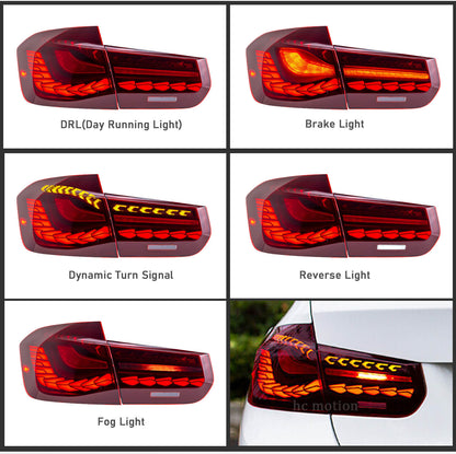 HCMOTION Taillights For BMW 3  F30 F80 2012-2015