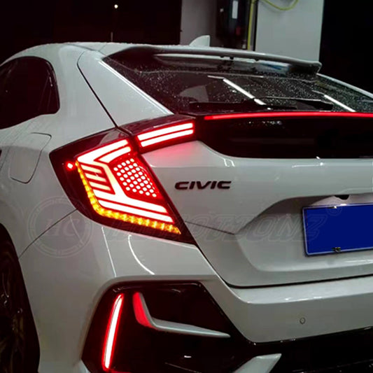 HCMOTIONZ Rear Lamp for Honda Civic Hatchback 2017-2021 Taillights