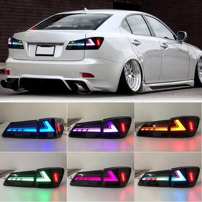 HCMOTION LED RGB Tail Light For Lexus IS250 IS350 ISF 2006-2012