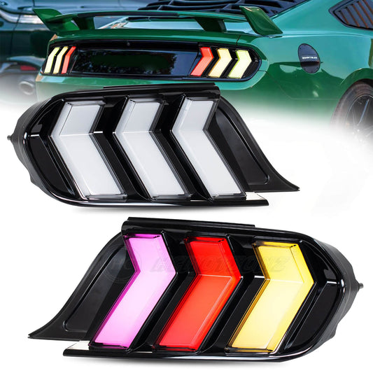 HCMOTION 2015-2022 Ford Mustang LED RGB Taillights