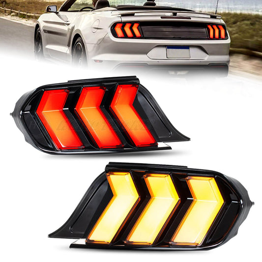 HCMOTIONZ LED Taillights for Ford Mustang 2015-2022 Rear Lamp