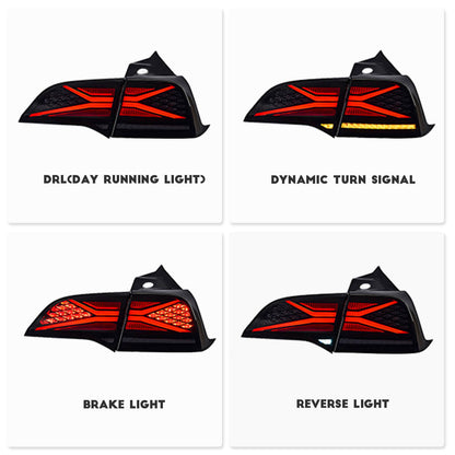 HCMOTION RGB LED Tail Lights For Tesla Model 3 Model Y