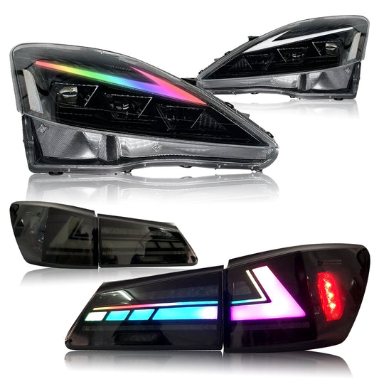 HCMOTIONZ LED Head Light And Tail Lamp For Lexus IS250 IS350 ISF 2006-2013