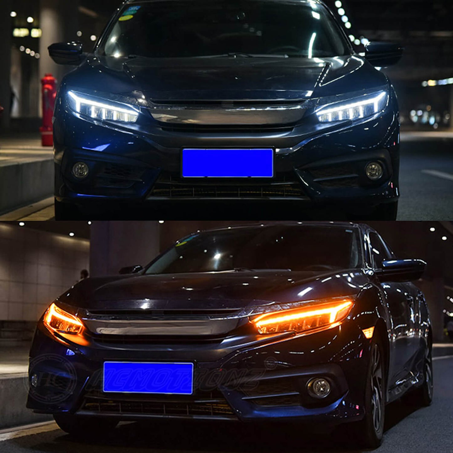 HCMOTION LED RGB Headlights For Honda Civic 10th Gen