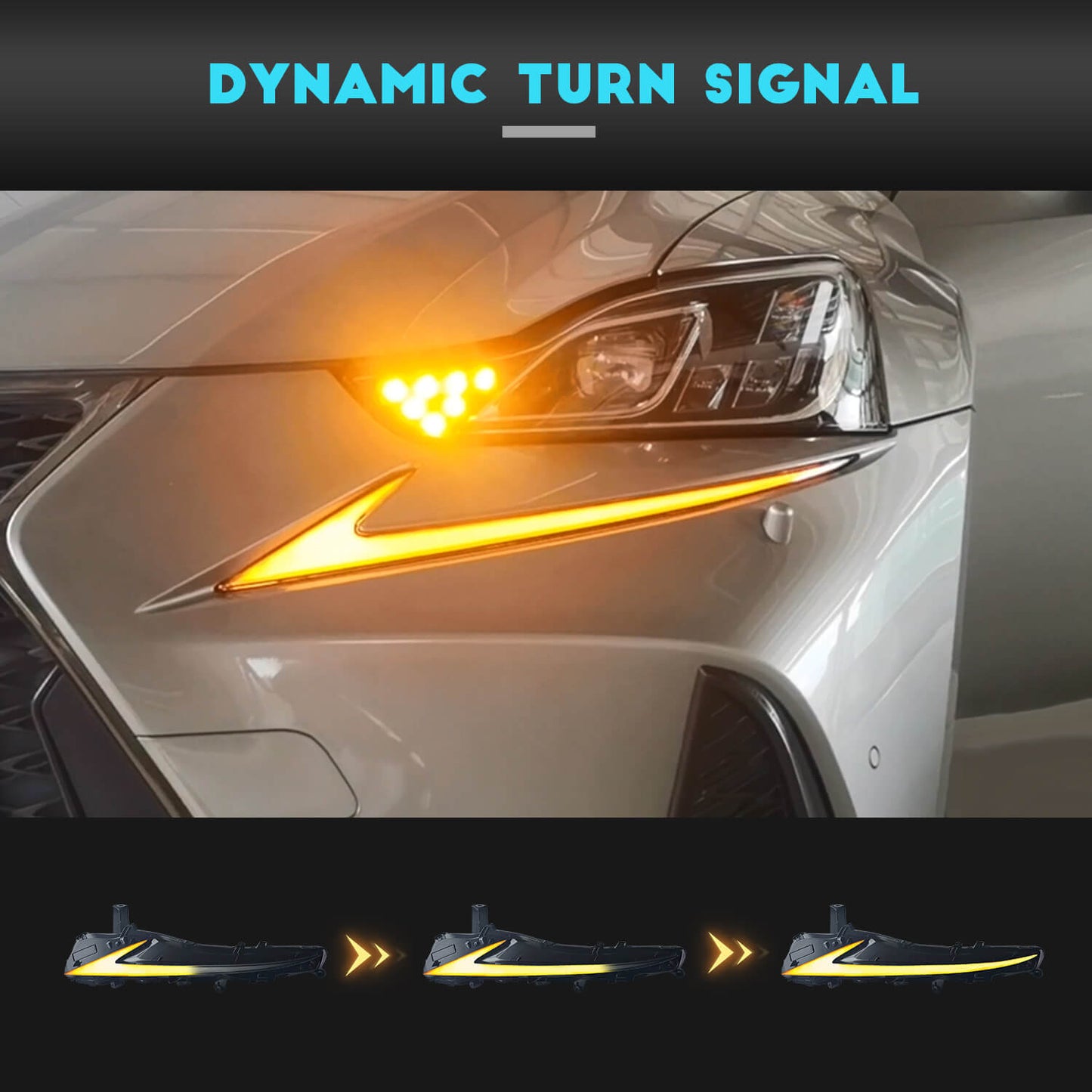HCMOTION For Lexus IS250 300h 350 f 2017-2020 RGB Headlight