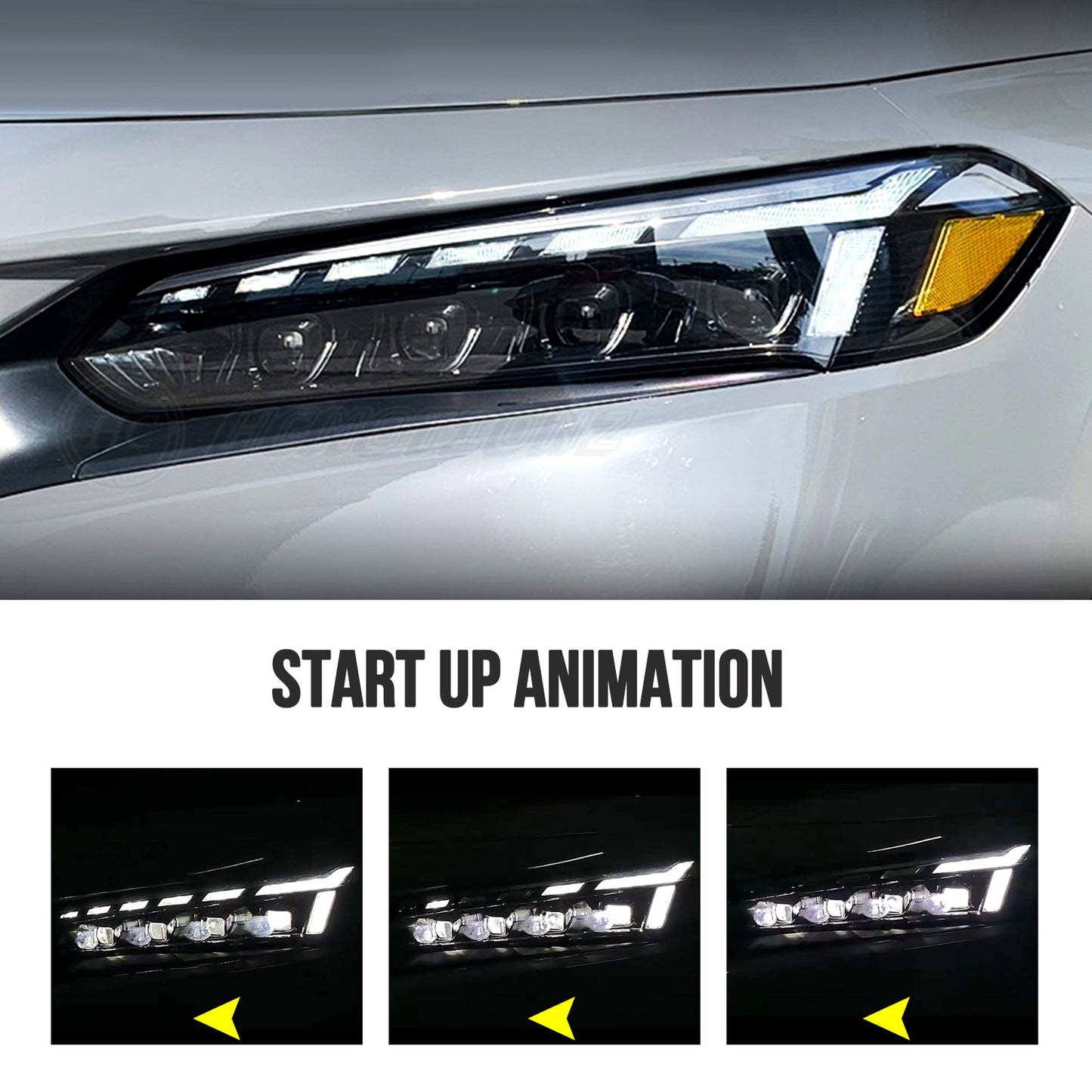 HCMOTION Honda Civic 2022-2023 LED Headlights