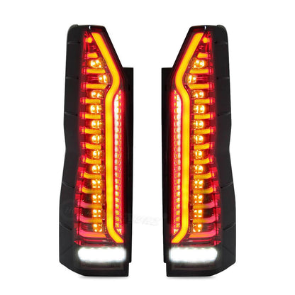 HCMOTION LED Tail Lights For Toyota Hiace 6th H300 2019-2023 Sequential with Animation DRL