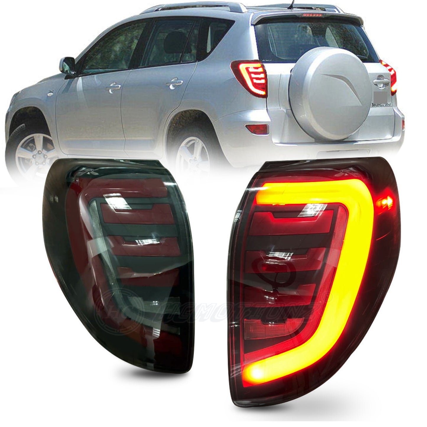 HCMOTION LED Tail Lights For Toyota Rav4 2006-2012
