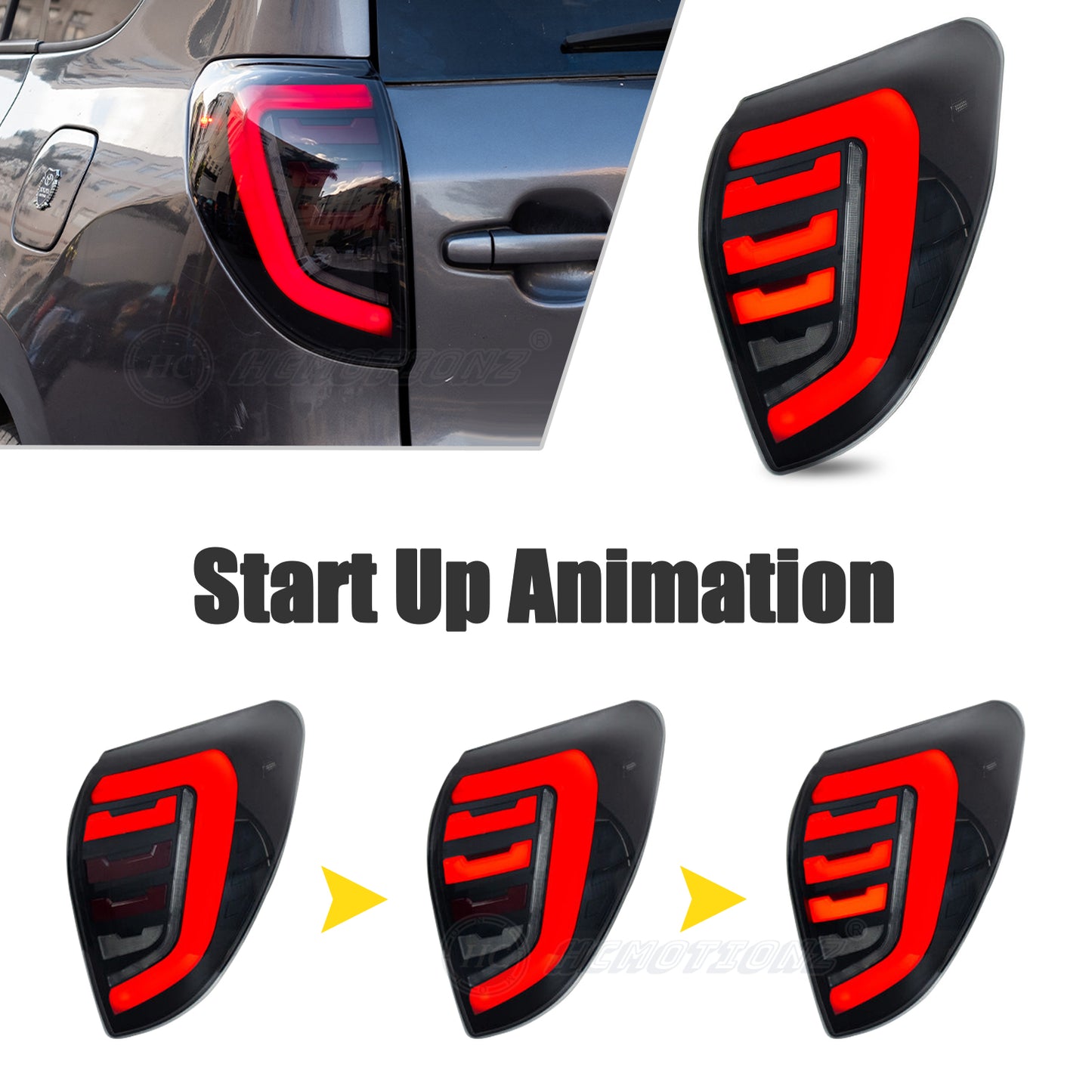 HCMOTION LED Tail Lights For Toyota Rav4 2006-2012