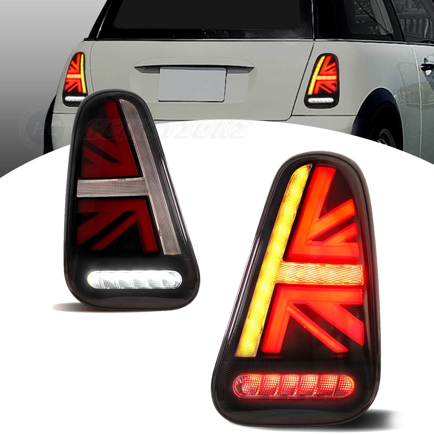 HCMOTION Tail Lights For 2001-2006 BMW Mini R50 R52 R53