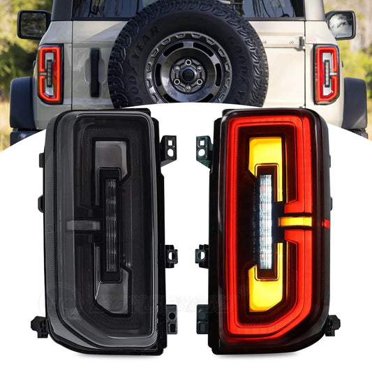 HCMOTION LED Tail Lights For Ford Bronco 2021-2023