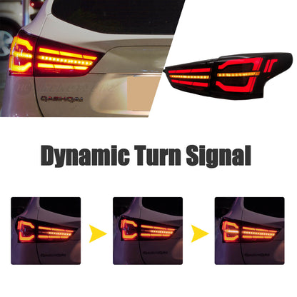 HCMOTION LED Tail Light For Nissan Qashqai 2016-2021