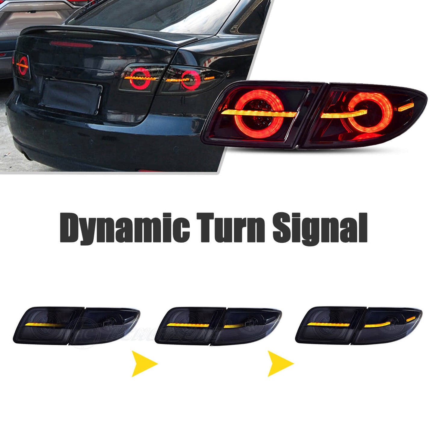 HCMOTION 03-14 Led Taillights For Mazda6