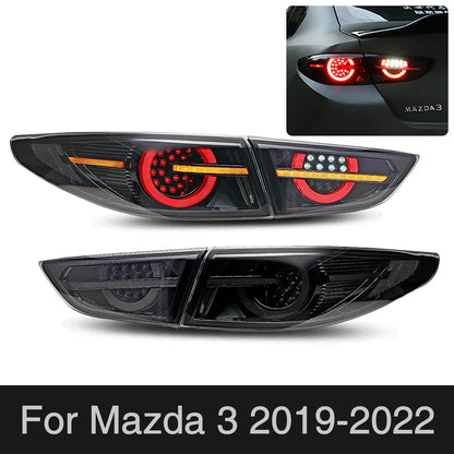 HCMOTION Tail Lights for Mazda 3 2019-2022