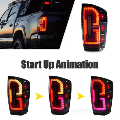HCMOTION RGB LED Taillight For Toyota Tacoma 2016-2022