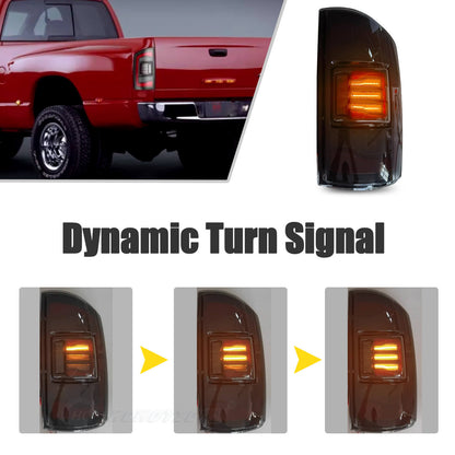 HCMOTION LED Tail Lights For Dodge Ram 3rd Gen 02-08