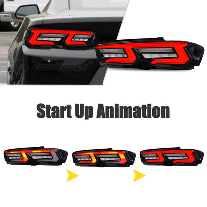 HCMOTIONZ LED Tail Lights for Chevrolet Camaro Chevy 2019-2023 Rear Lamp