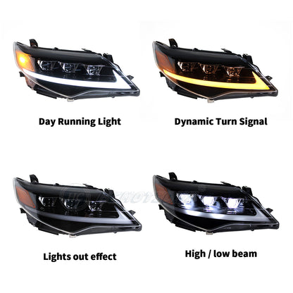 HCMOTION LED Headlights For Toyota Camry 2012-2014