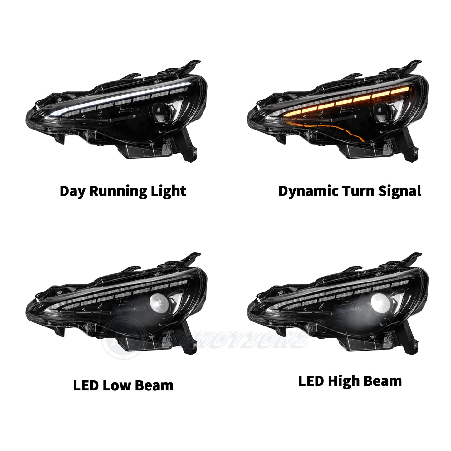 HCMOTION LED Headlights For Toyota 86/Subaru BRZ 2012-2021