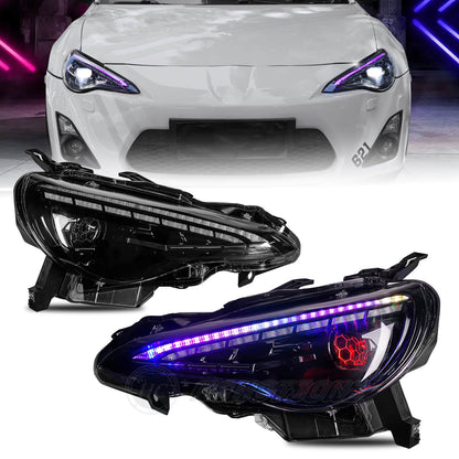 LED RGB Cellular Headlights For Subaru BRZ 2012-2021 Toyota 86