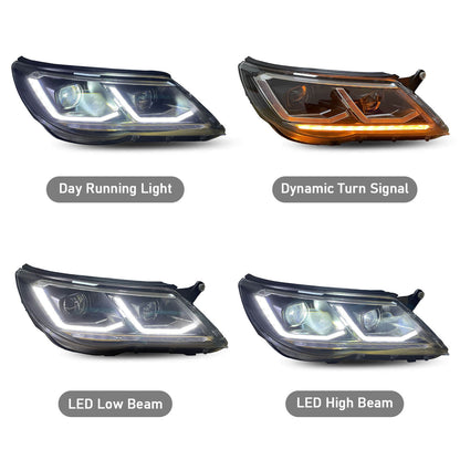 HCMOTION LED Headlights For VW Tiguan 09-11