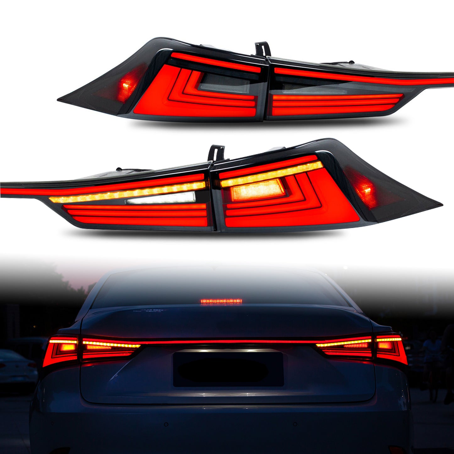 HCMOTION Lexus IS250/350 300h F 2014-2020 LED Tail Lights