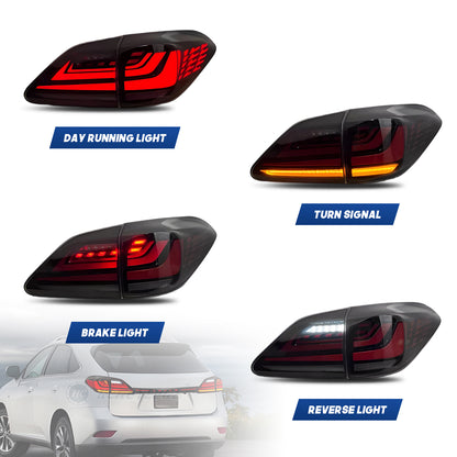 HCMOTIONZ LED Tail Lights for Lexus RX350 2009-2015 RX450 RX270