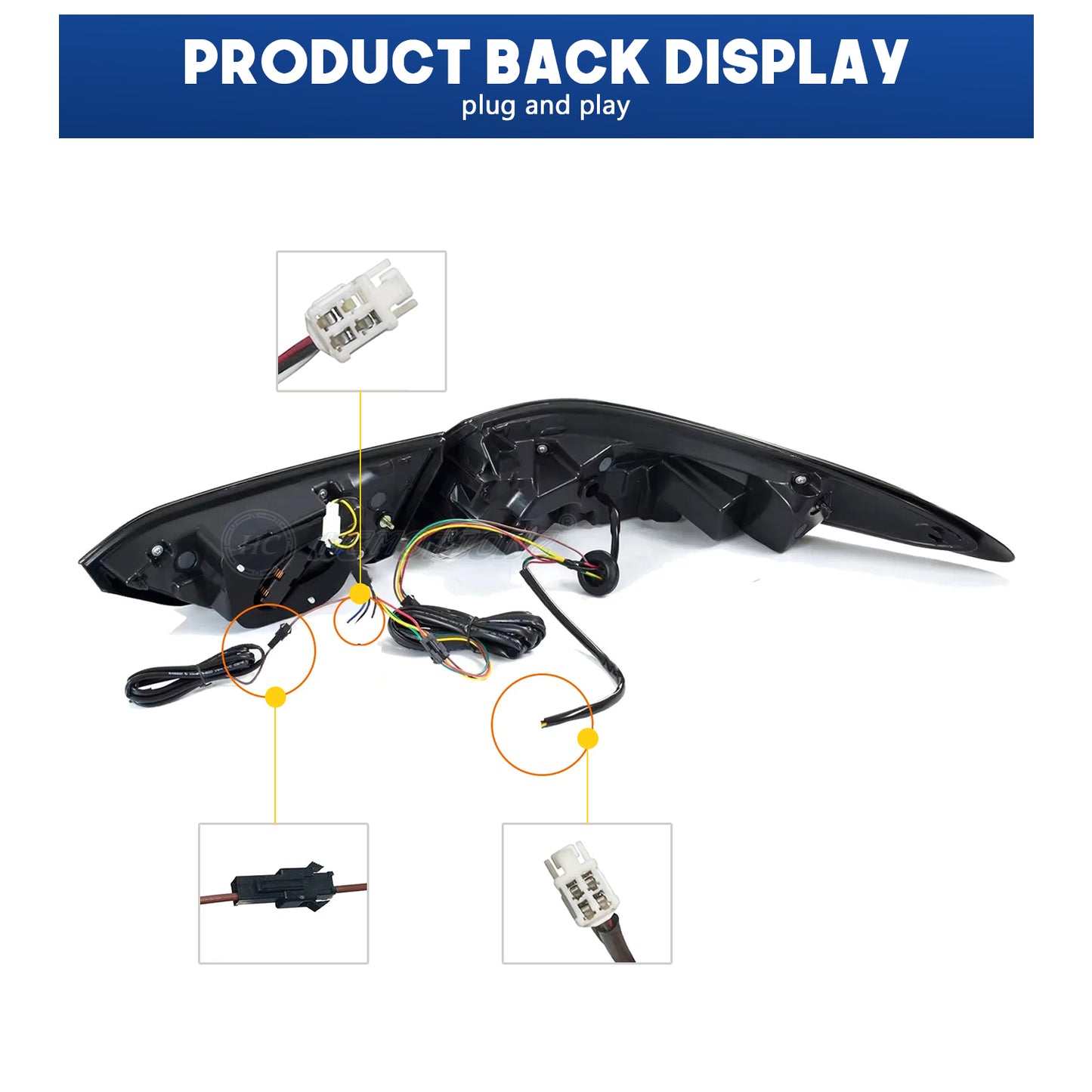 HCMOTIONZ LED RGB Customize Tail Lights for Toyota Camry 2018-2024