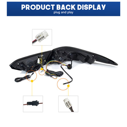 HCMOTIONZ LED RGB Customize Tail Lights for Toyota Camry 2018-2024