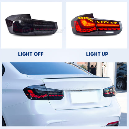 HCMOTION Taillights For BMW 3 Series F30 F80 2012-2015 Emark Certification