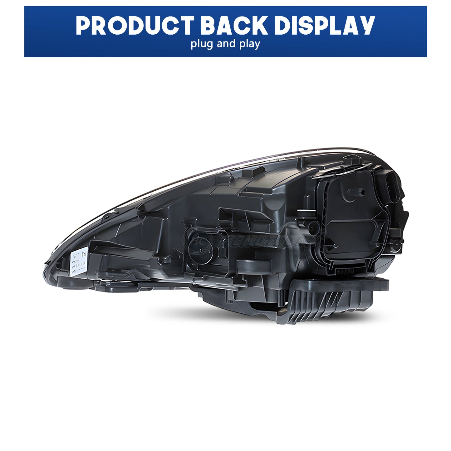 HCMOTIONZ LED Head Lights for Porsche Macan 2014-2021 SUV (95B) Blue Light DRL Projector Front Lamps Assembly