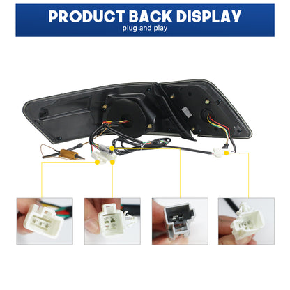 HCMOTION Tail Lights for Toyota Camry 2007-2011USA Version Aurion Xv40 DRL Start up Animation