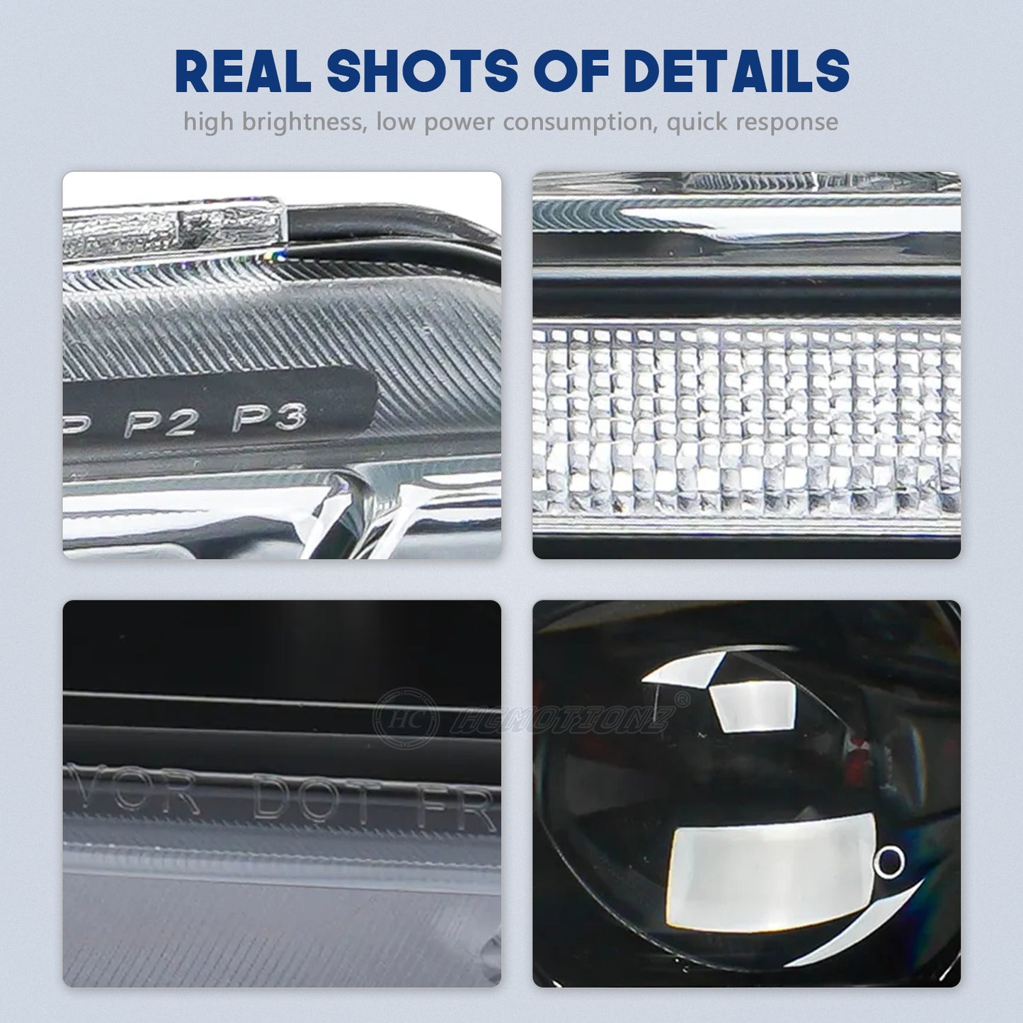 HCMOTIONZ Front Lamps for Ford F150 2017-2020 XL/XLT/LARIAT/KING RANCH/PLATINUM/LIMITED RAPTOR PICKUP LED Head Lights Assembly