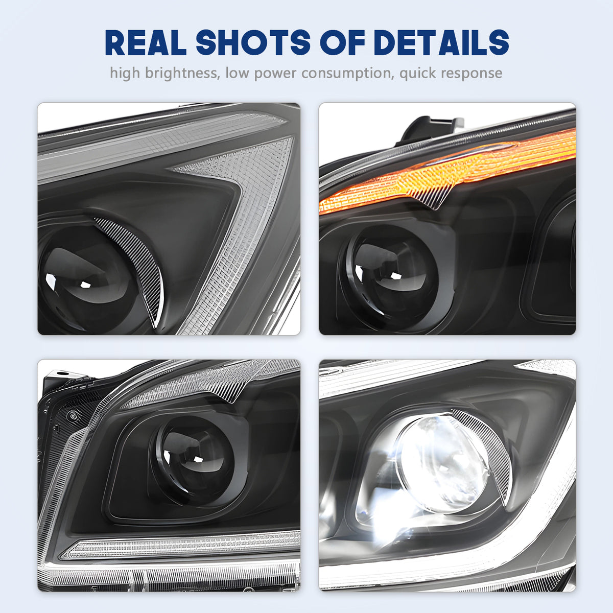 HCMOTION LED Headlights for Toyota RAV4 3rd Gen 2009-2012 Facelift Start-up Animation