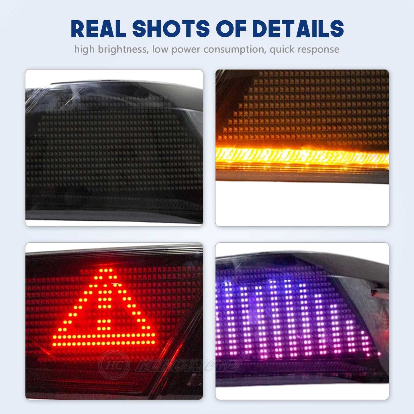 HCMOTIONZ LED RGB Customize Tail Lights for Toyota Camry 2018-2024