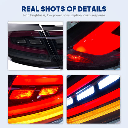 HCMOTION Tail Lights for Honda Civic 2022-2025 Hatchback 11th Gen with Middle Lamp