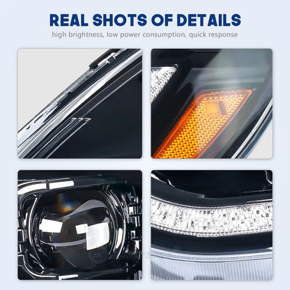 HCMOTION LED Headlights for Honda Civic 2006-2011 DRL Start UP Animation