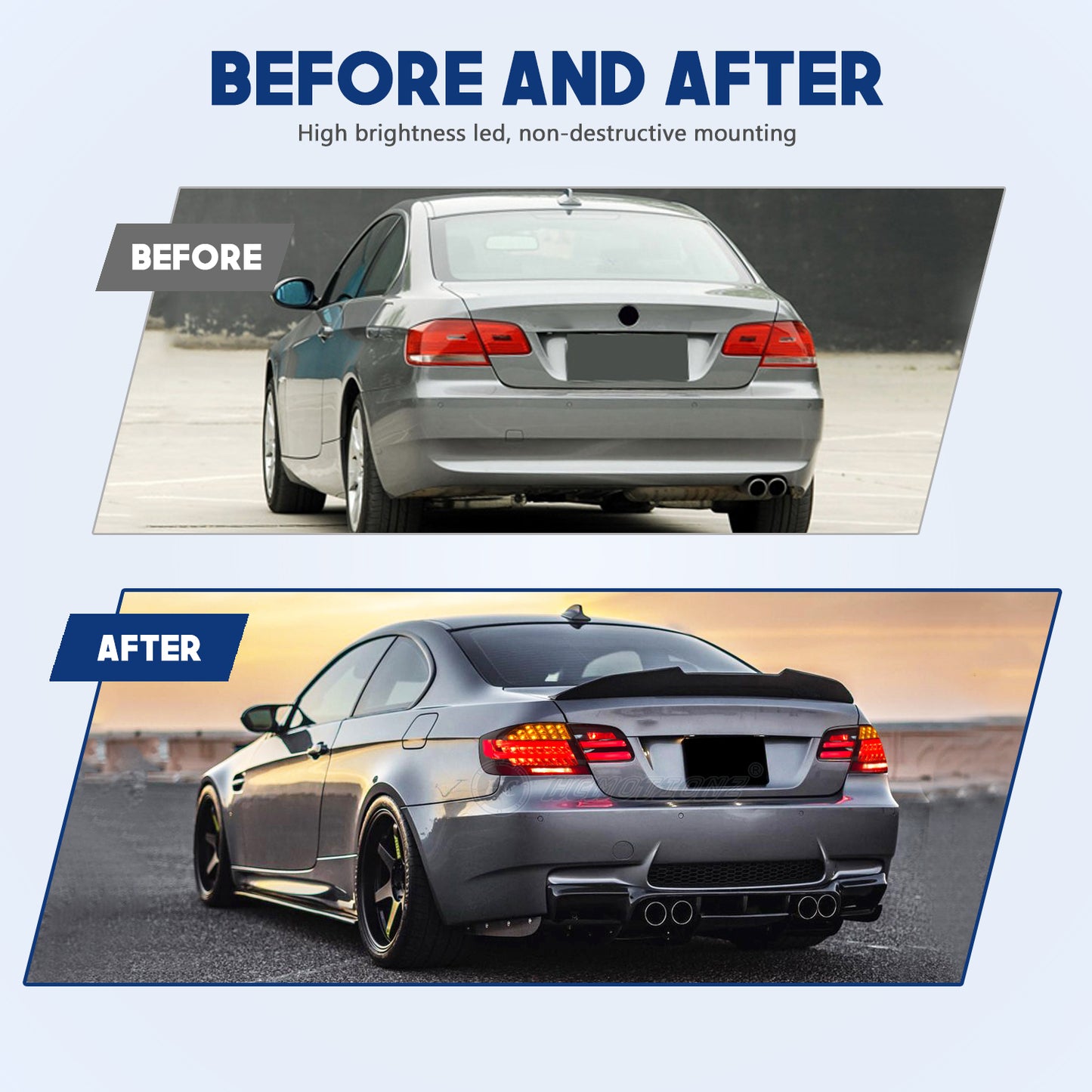 HCMOTION LED Tail Lights for BMW 3 Series M3 E92 2007-2011