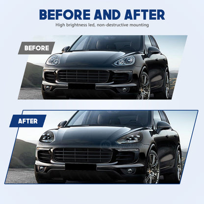HCMOTIONZ LED Headlights for Porsche Cayenne 2011-2018 Upgraded 2024 Design