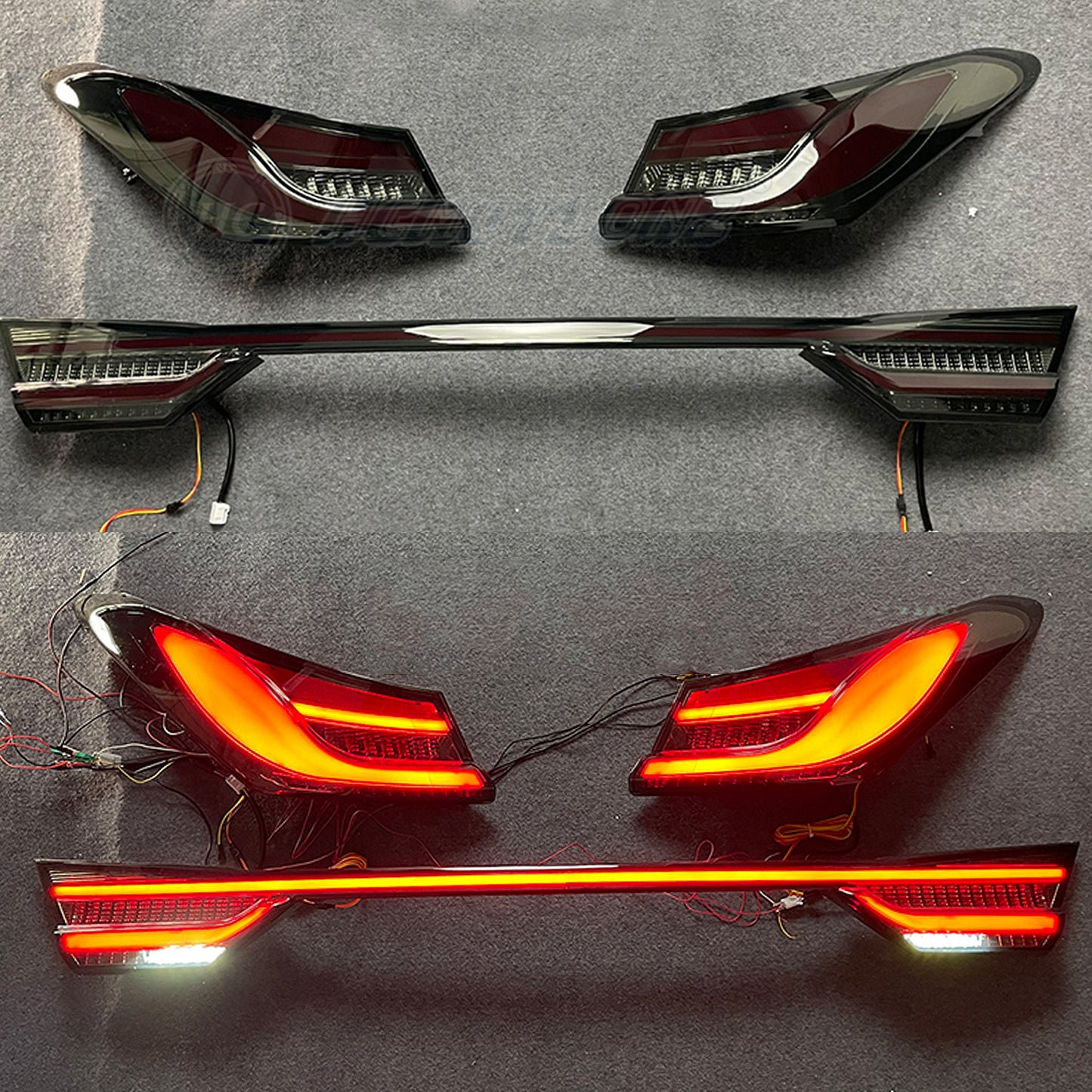 HCMOTION Smoke Taillights For Toyota Camry 2018-2024