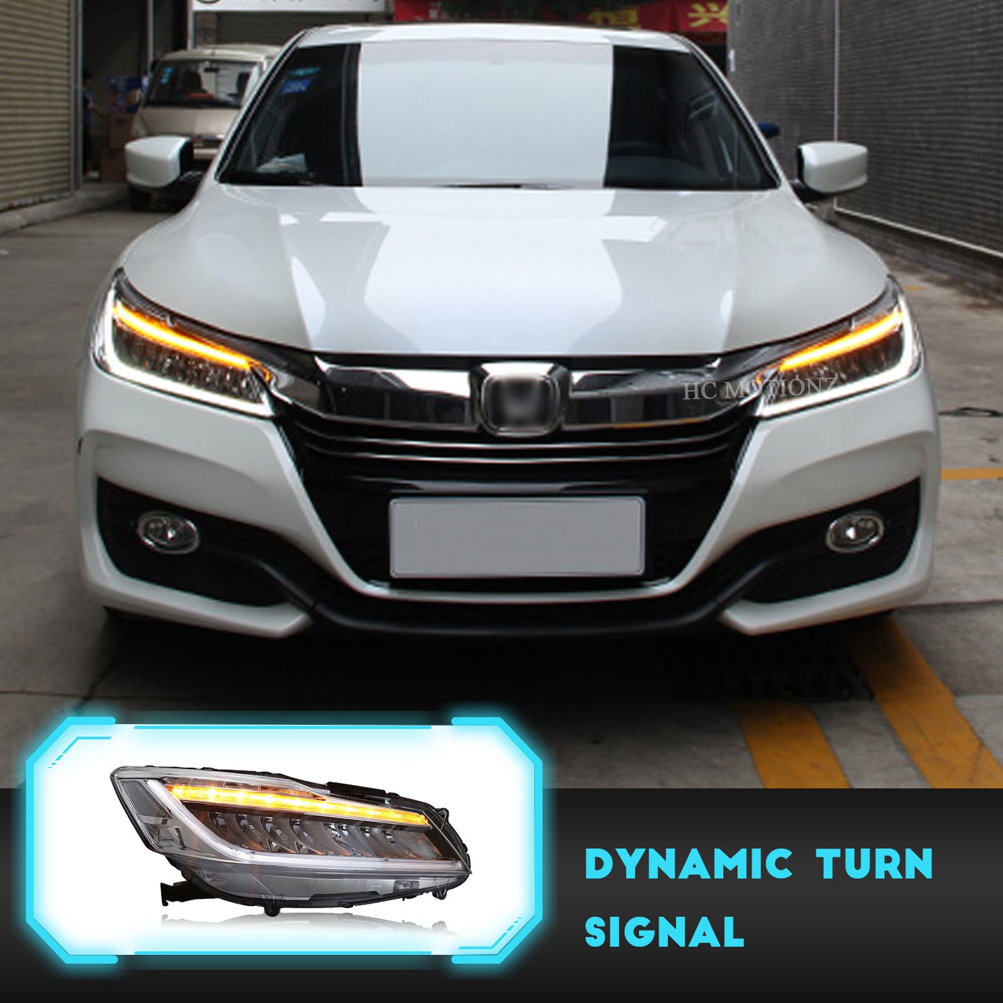 HCMOTION LED Headlights For Honda Accord 9/9.5th 2013-2017