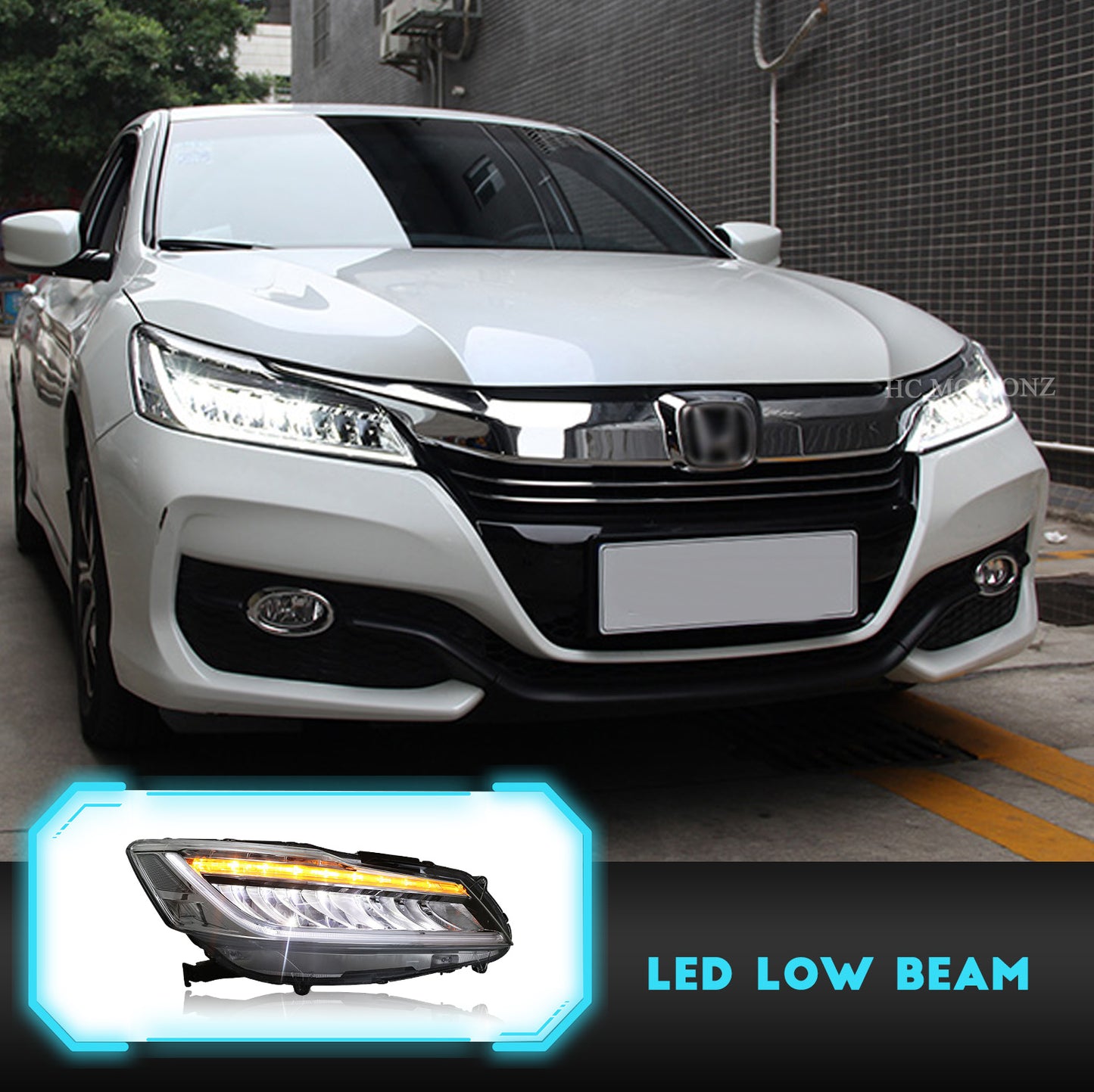 HCMOTION LED Headlights For Honda Accord 9/9.5th 2013-2017