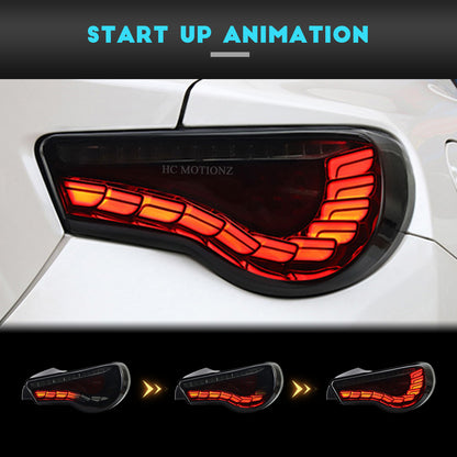 HCMOTION Rear Lamps For Toyota 86 2012-2021 Start UP Animation DRL BRZ FT86 GT86 Scion FR-S LED Tail Lights