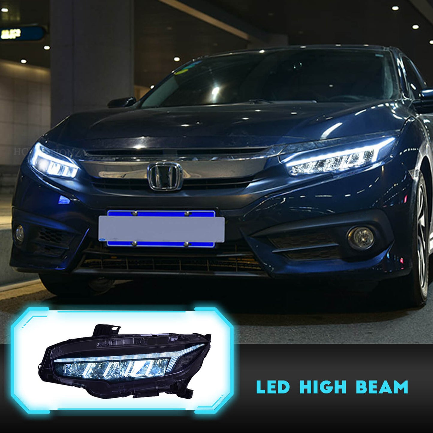 HCMOTION LED Headlights For Honda Civic 2016-2021