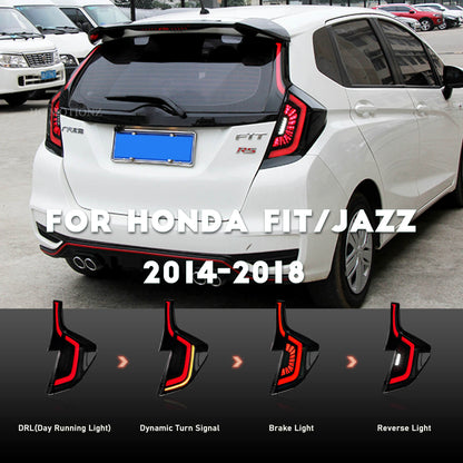 HCMOTION For Honda FIT/JAZZ 2014-2018 Taillights