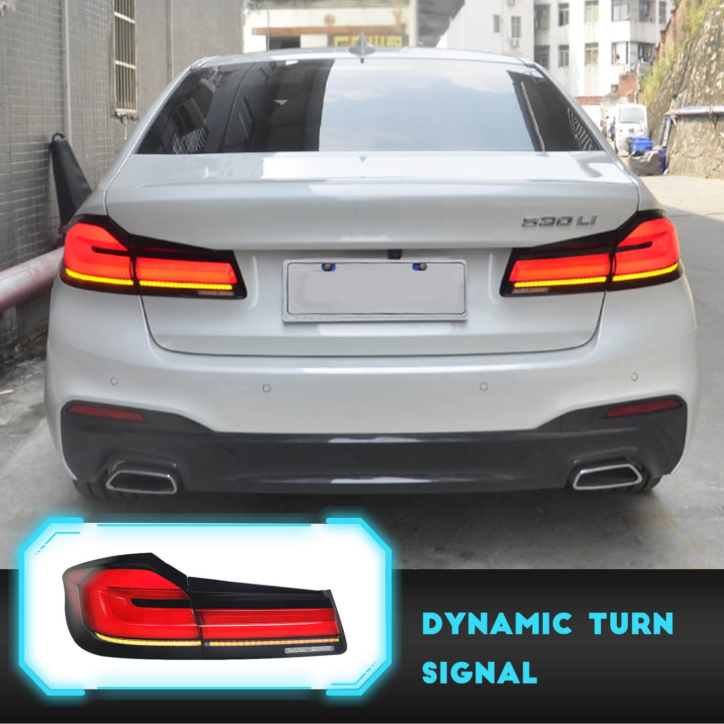 HCMOTION LED Tail Lights For BMW 530 540 2017-2020
