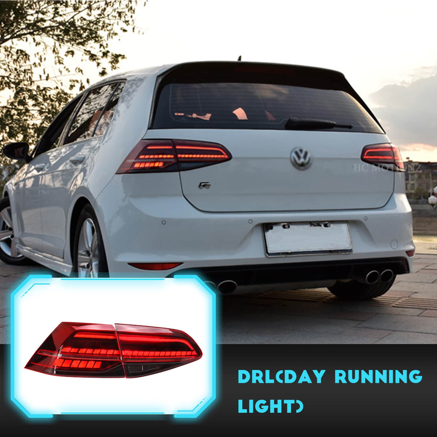 HCMOTION 2013-2020 LED Taillights For VW Golf MK7