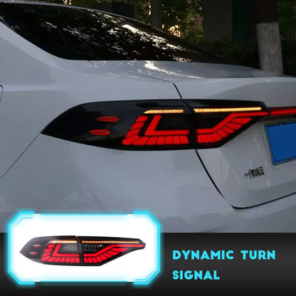 HCMOTION LED Tail Lights For Toyota Corolla 2020-2024 Middel East Version With Penetration lamp