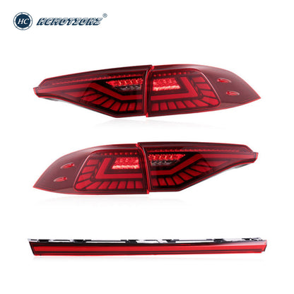 HCMOTION LED Tail Lights For Toyota Corolla 2020-2024 Middel East Version With Penetration lamp